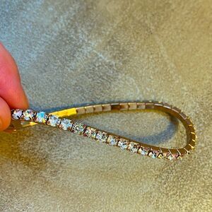 1219 - Set rhinestone stretch bracelet formal prom homecoming cruise